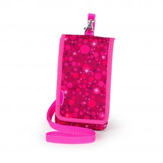 Super Pink mobiltaske med rem