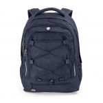 Mørkeblå rygsæk til skole